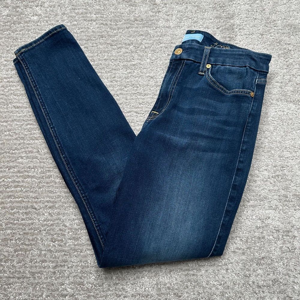 7 For All Mankind Indigo Cropped Jeans